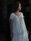 Subtle chemise top poplin cotton