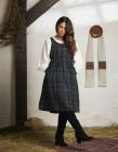 tartan plaid linen dress outlander